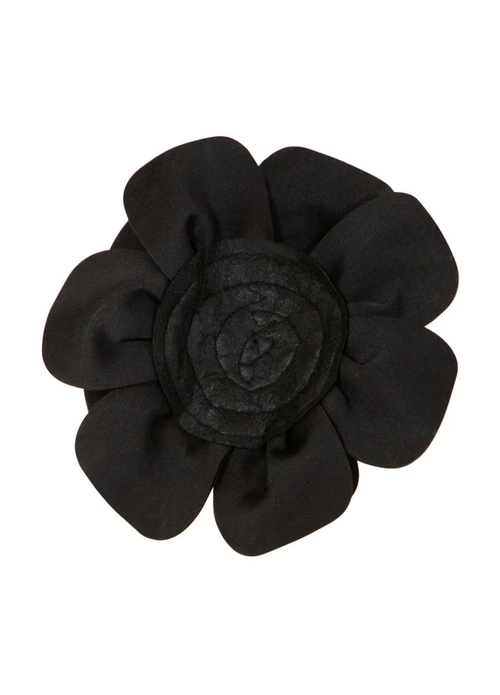 Haut manches longues avec fleur surdimensionnée