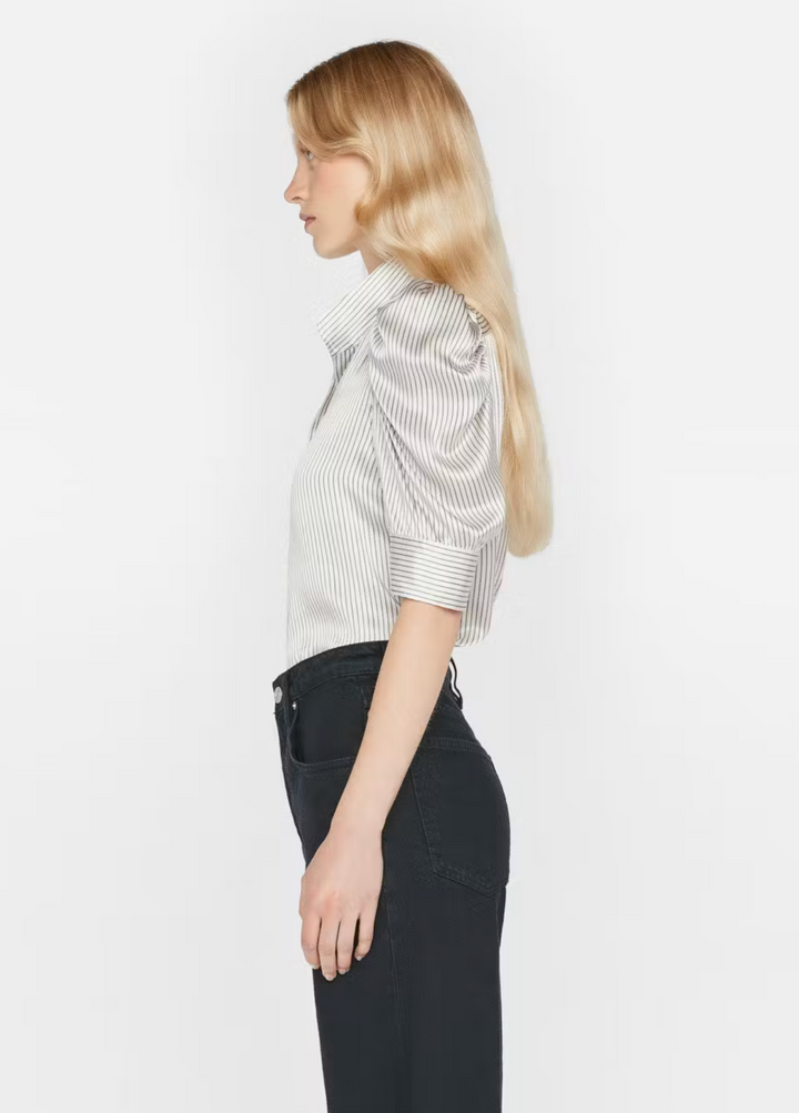 Blouse de soie rayée Frame