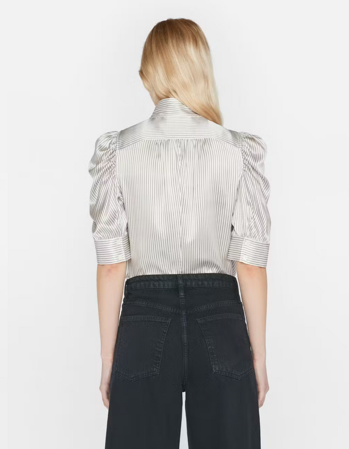 Blouse de soie rayée Frame