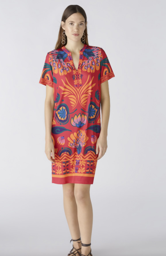 Robe tunique au toucher soyeux