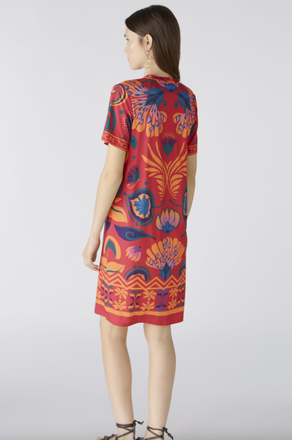 Robe tunique au toucher soyeux