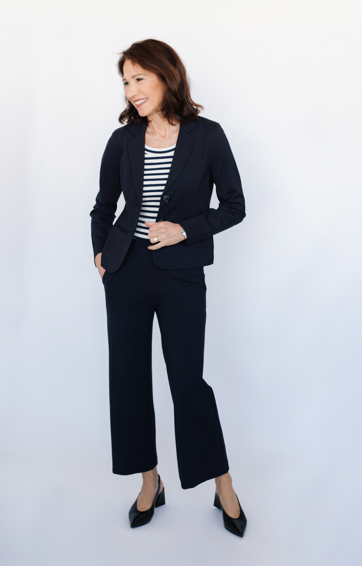 Pantalon marine 7/8 - Avec Style studio ❤️