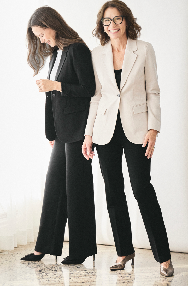 Pantalon gainant avec jambe droite Bella
