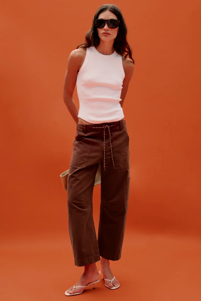 Pantalon utilitaire à jambe large Sabrina