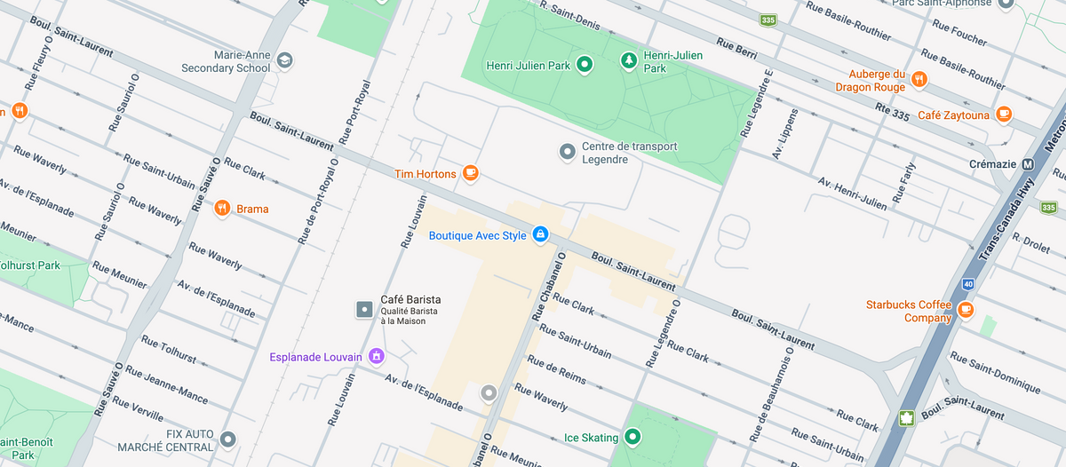 Carte du studio Avec Style