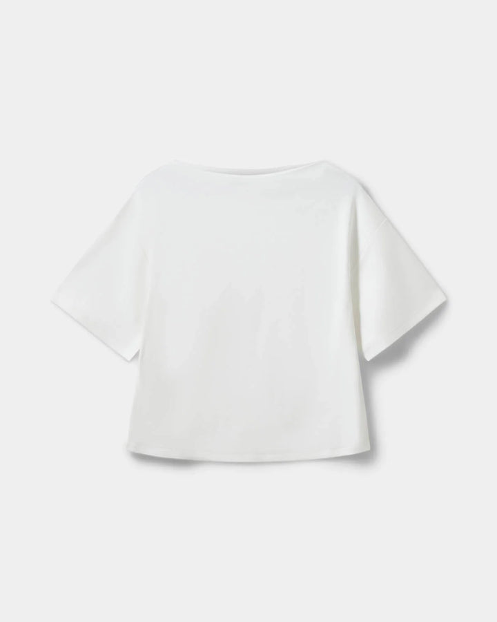 T-shirt à encolure bateau et manches larges Tea