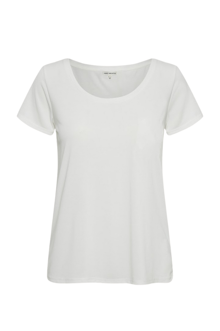 T-shirt Essentiel de base - Exclusivité Avec Style - BLANC ❤️