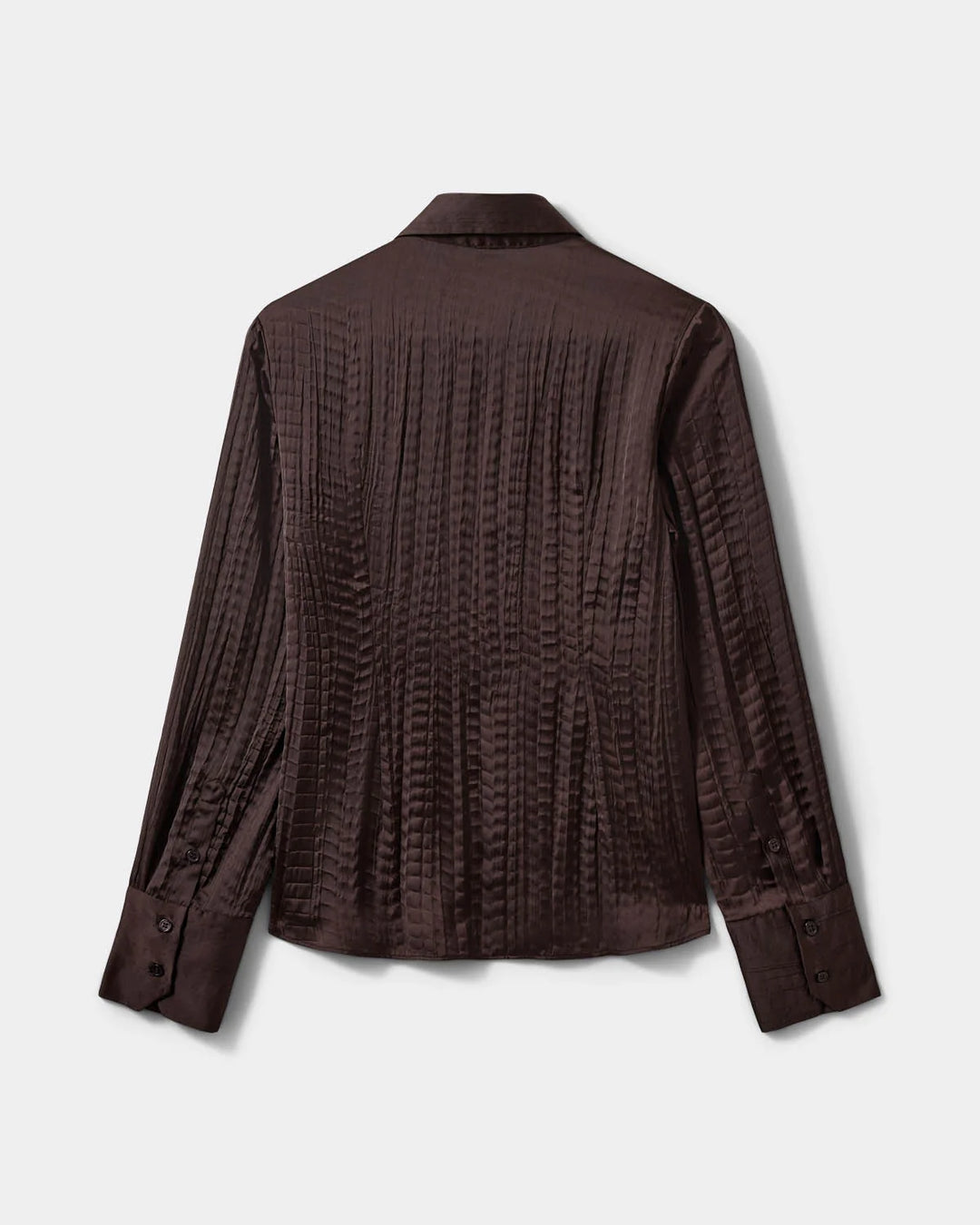 Chemise satinée cintrée Wilda