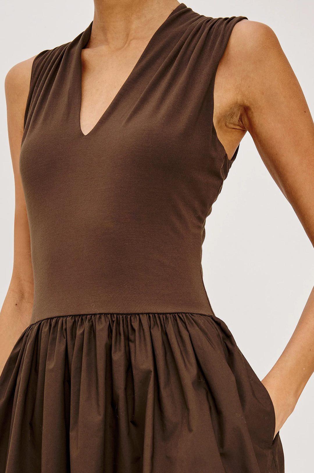 Robe midi à jupe ample Winnie