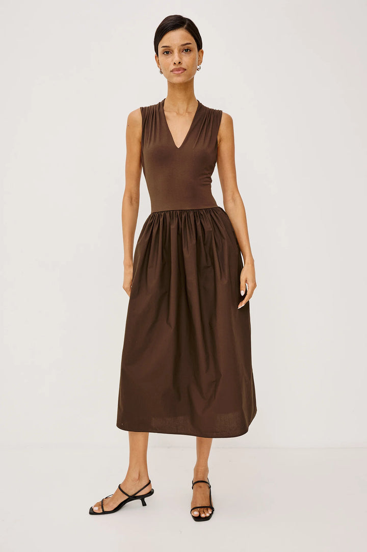 Robe midi à jupe ample Winnie