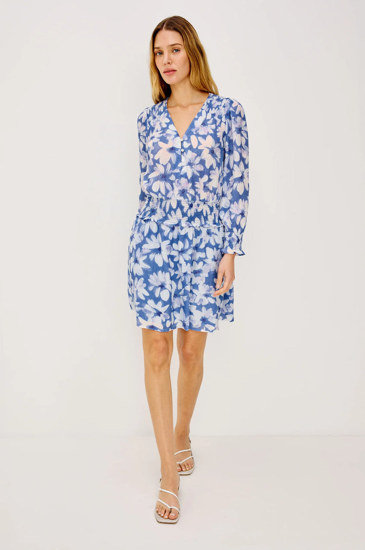 Robe Zana fluide à smocks