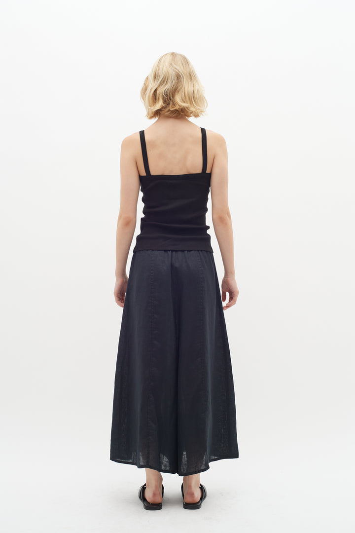 Camisole côtelée col V Dagna