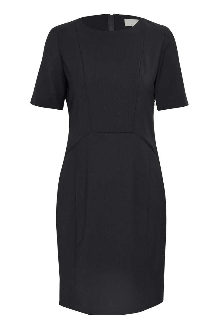 Robe midi classique à manches courtes