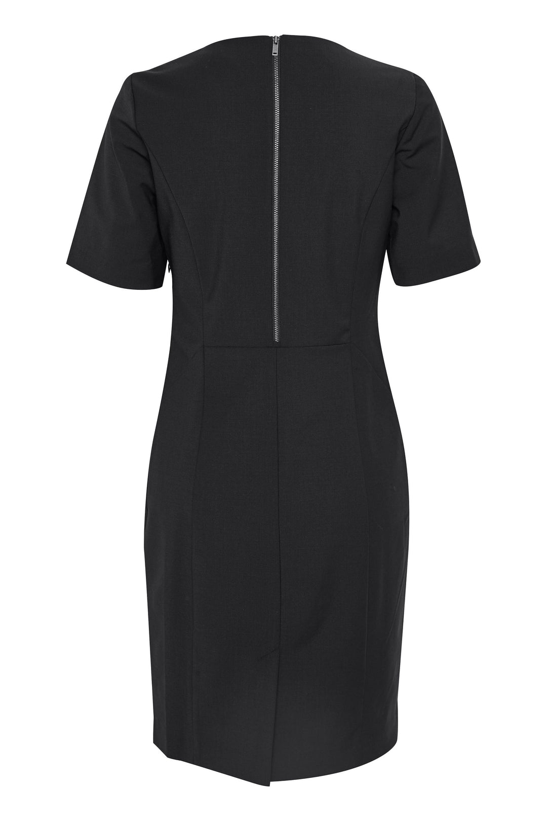 Robe midi classique à manches courtes