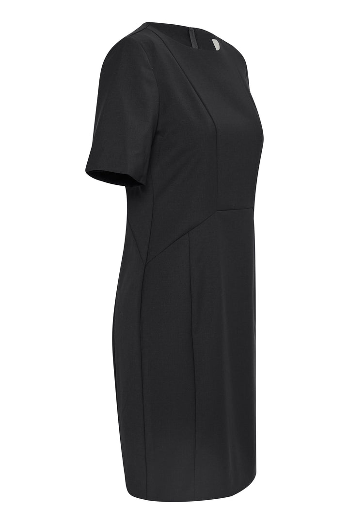 Robe midi classique à manches courtes