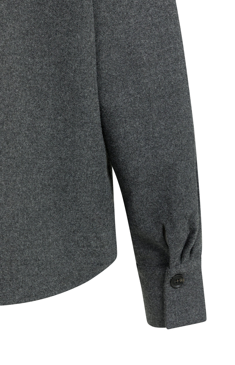 Veston ample à textures contrastantes