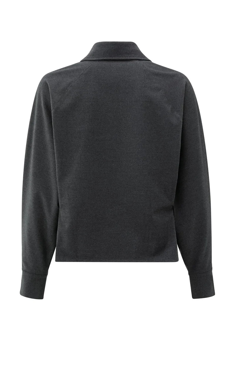 Blouse boutonnée à manches dolman