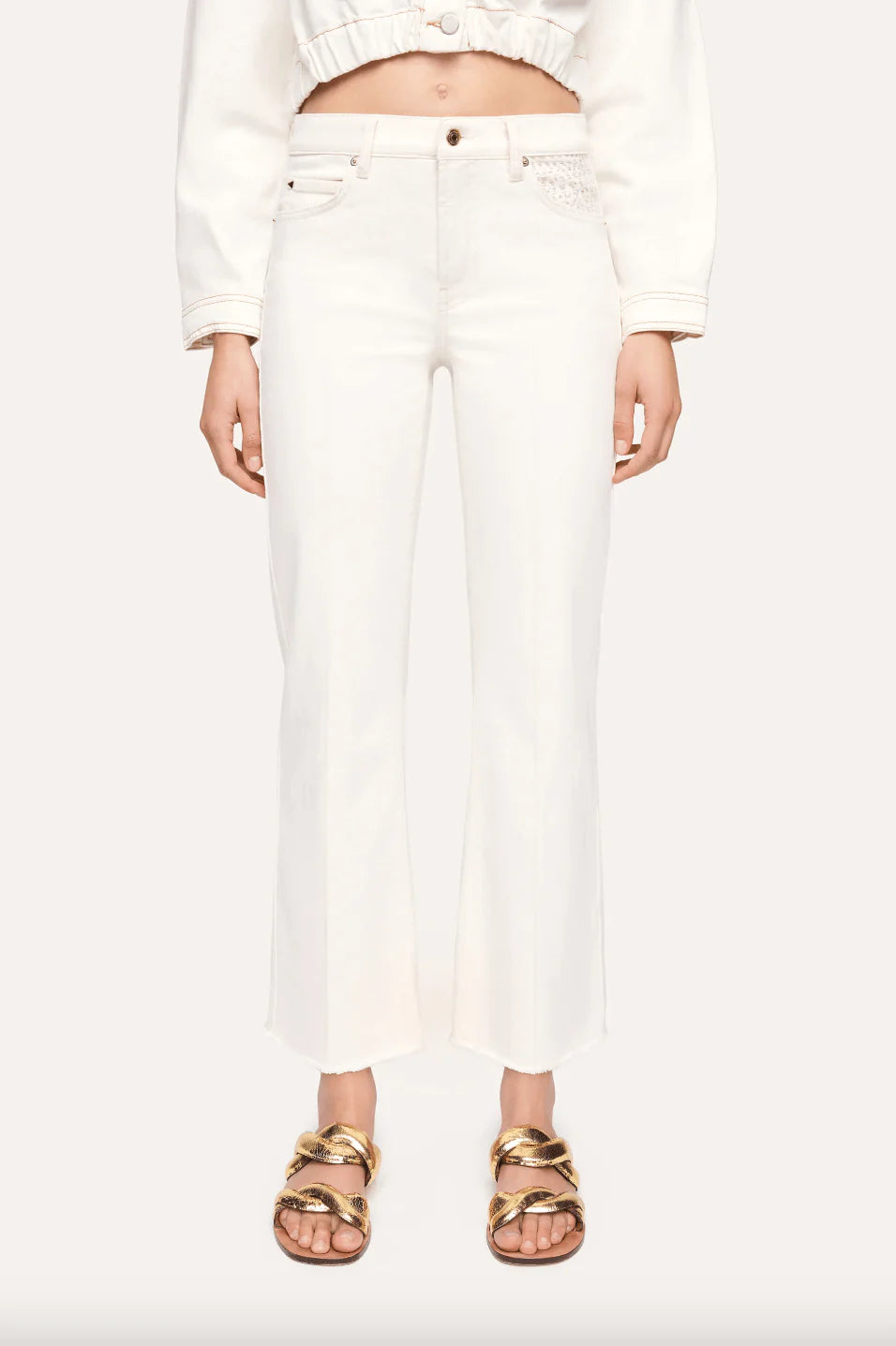 Jeans évasé extensible Francesca