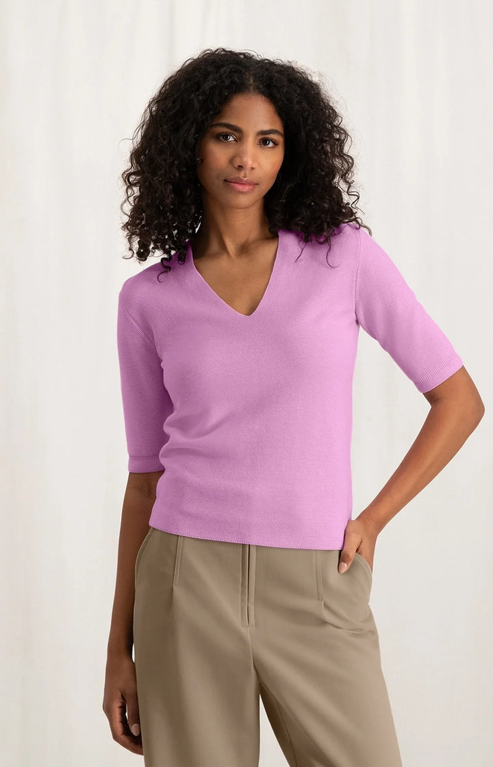 T-shirt en tricot - Rose