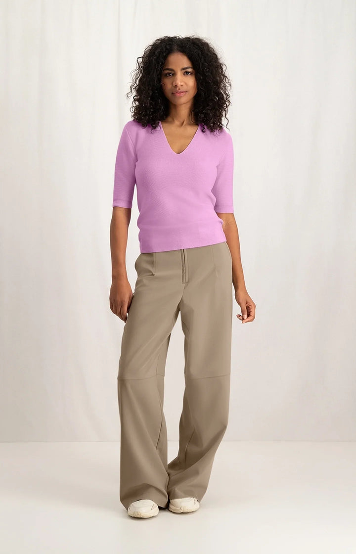 T-shirt en tricot - Rose