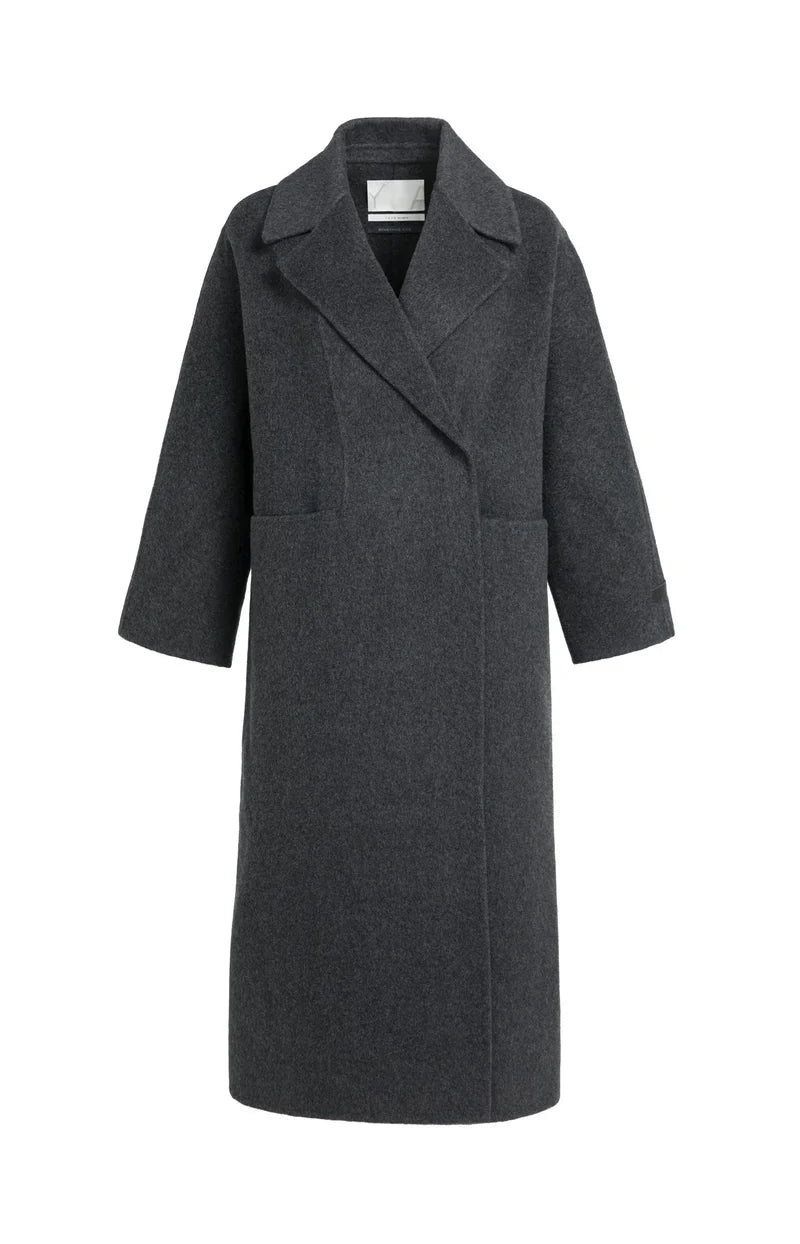 Manteau très long à coupe ample