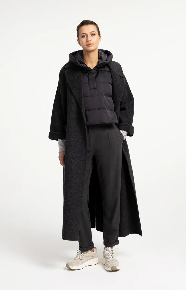 Manteau très long à coupe ample