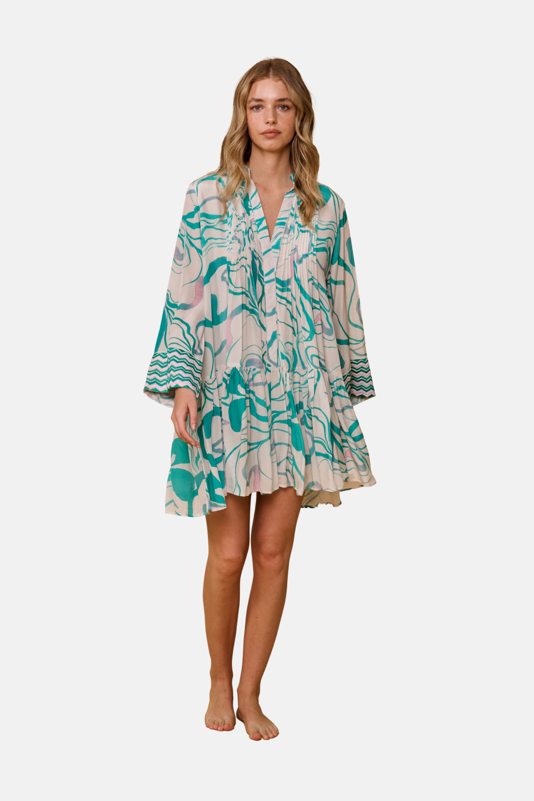 Robe fluide à imprimé Fiore