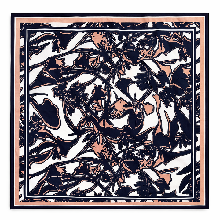 Foulard carré floral - Flo