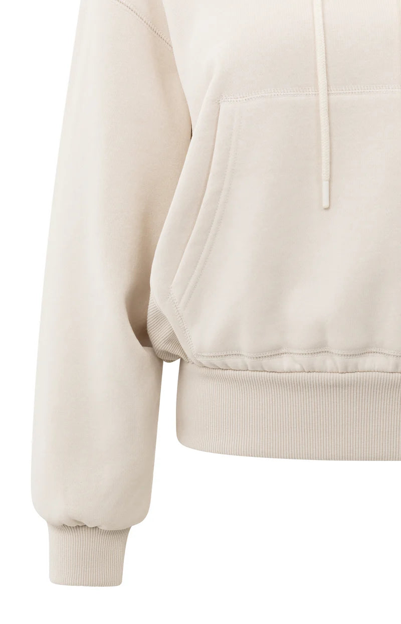 Hoodie oversize en mélange de coton