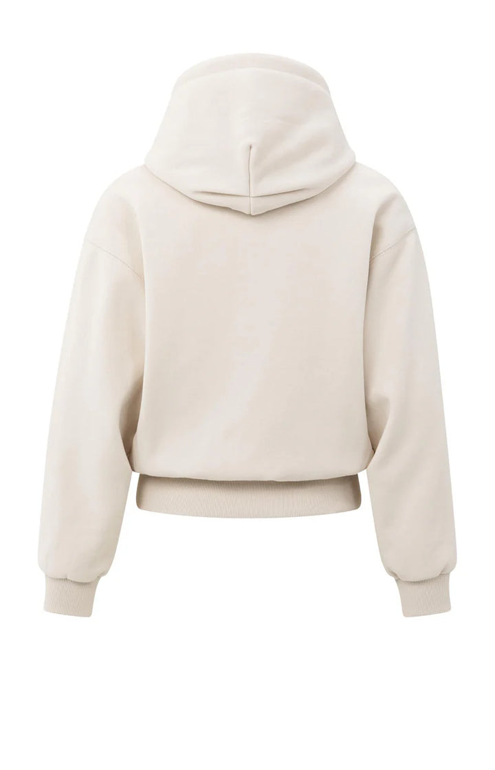 Hoodie oversize en mélange de coton