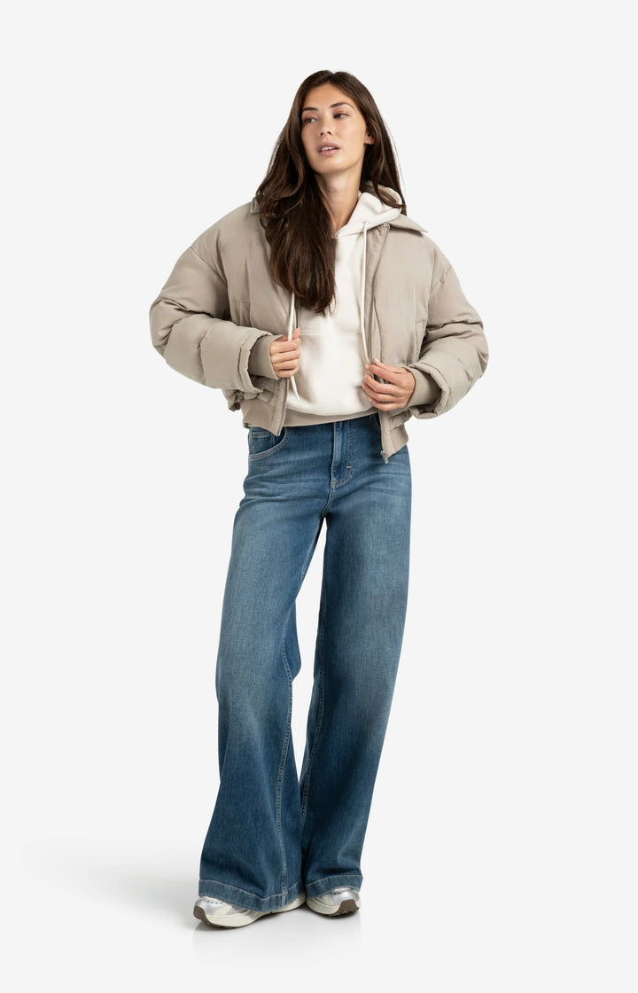 Hoodie oversize en mélange de coton