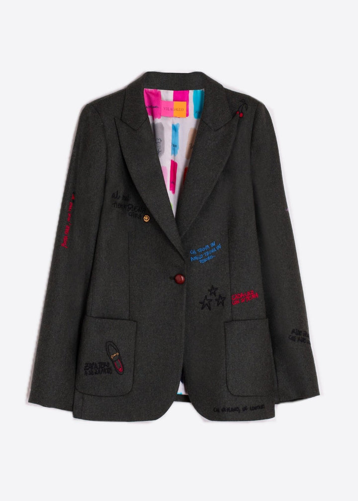 Veston blazer vert chasseur  Hillary