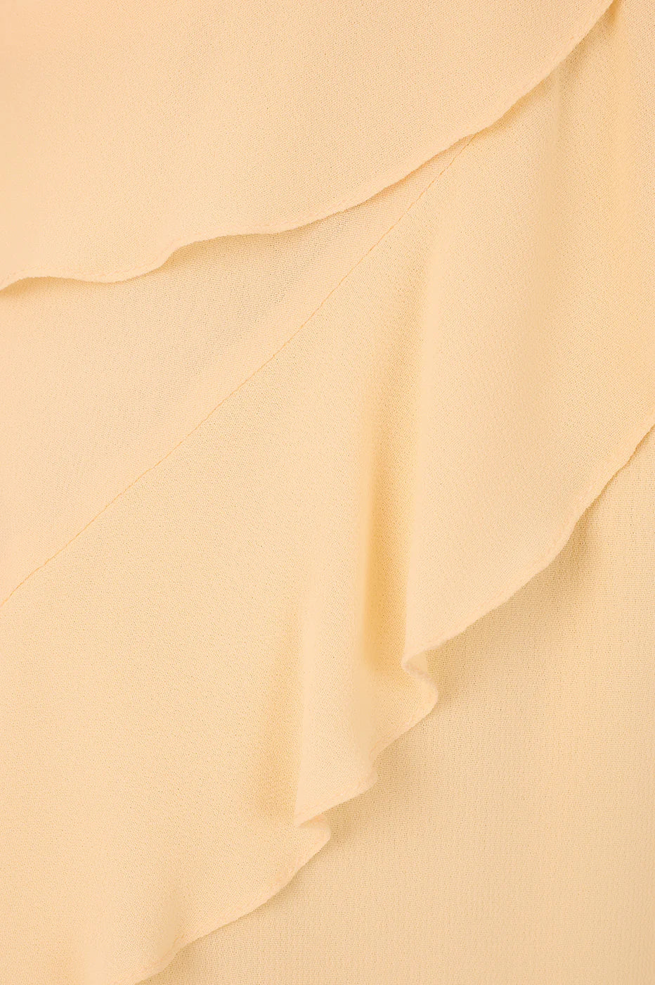 Robe courte volantée