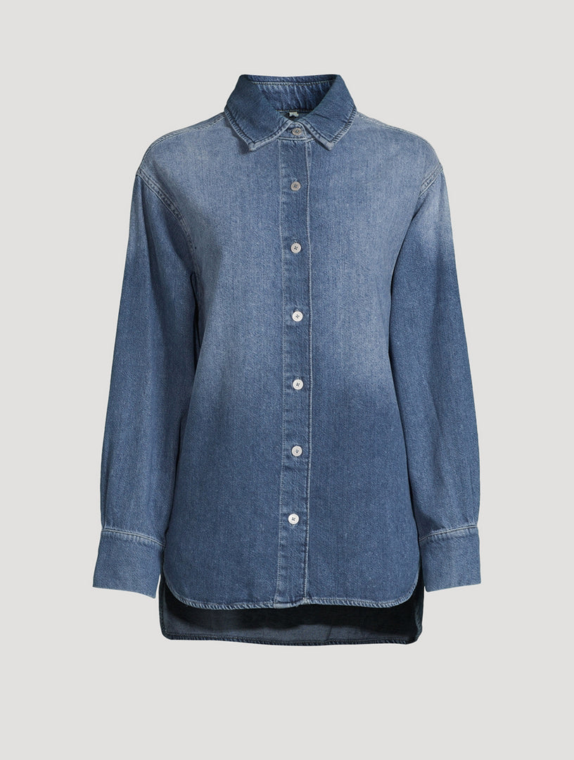 Chemise ample en denim Faye