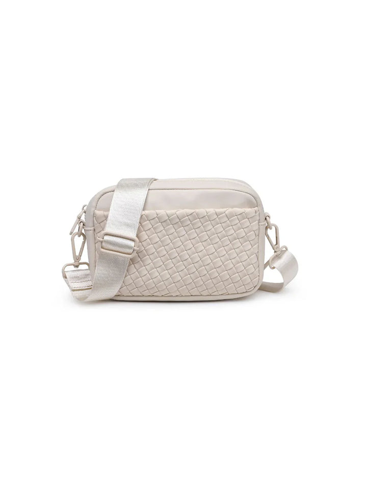 Mini sac bandoulière en néoprène tissé Inspiration