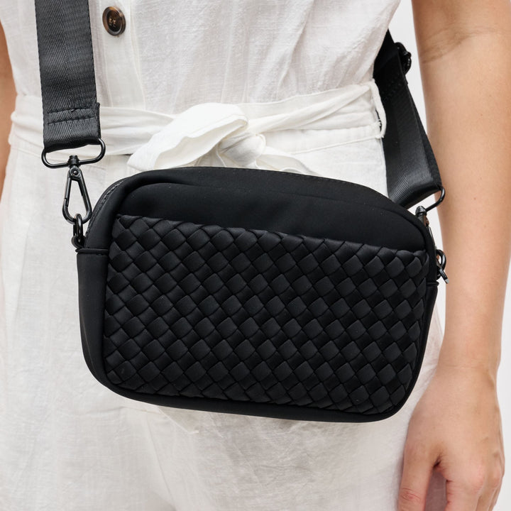 Mini sac bandoulière en néoprène tissé Inspiration