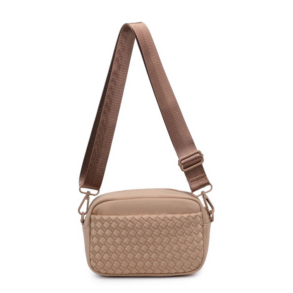 Mini sac bandoulière en néoprène tissé Inspiration