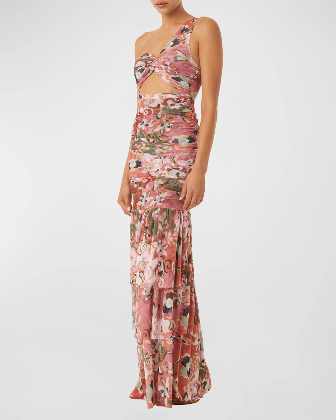 Robe longue avec motifs batik