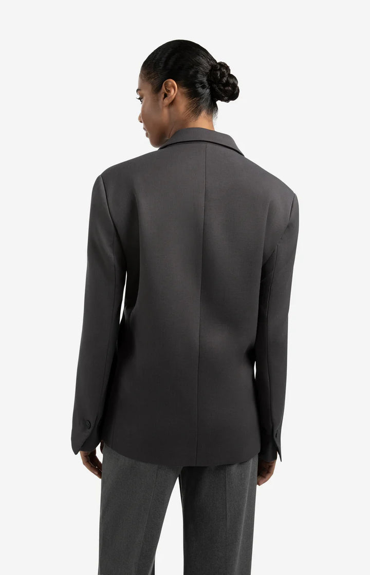 Veston oversize avec bandes décoratives