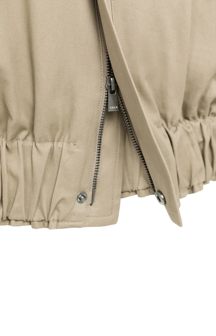 Blouson ample à col montant