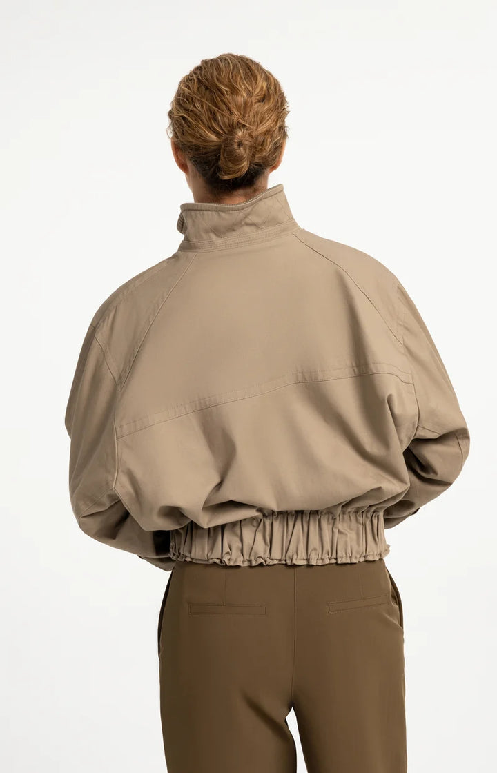 Blouson ample à col montant