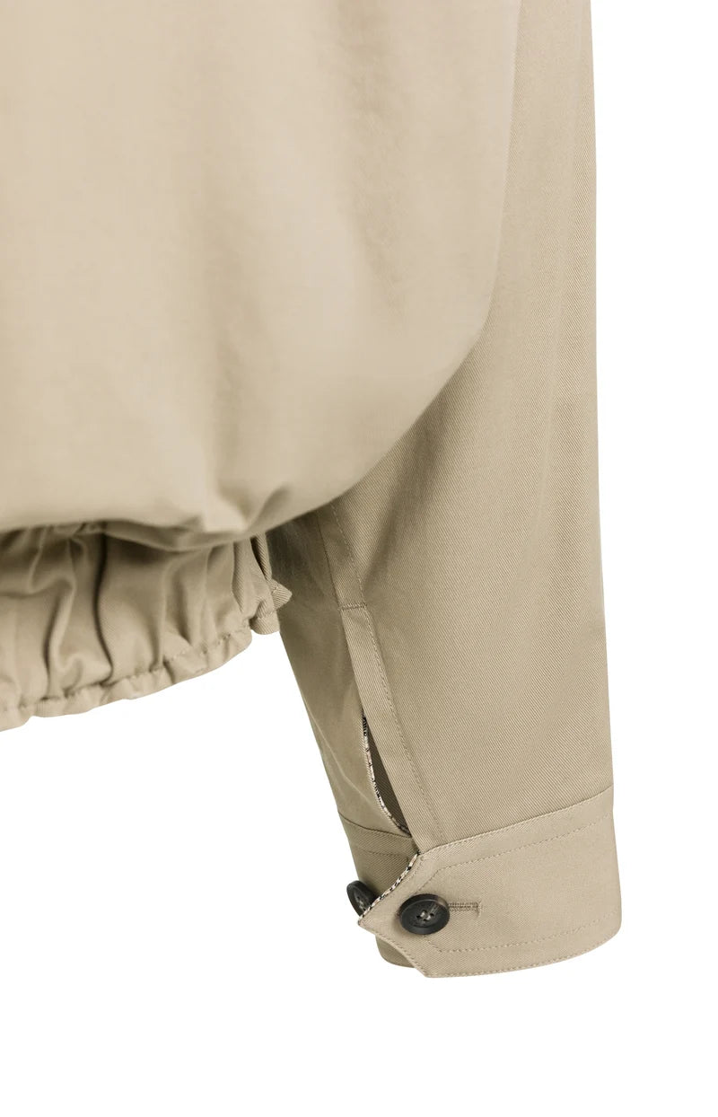 Blouson ample à col montant
