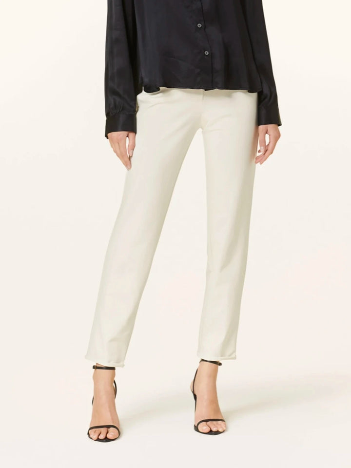 Pantalon droit à taille mi-haute Renira