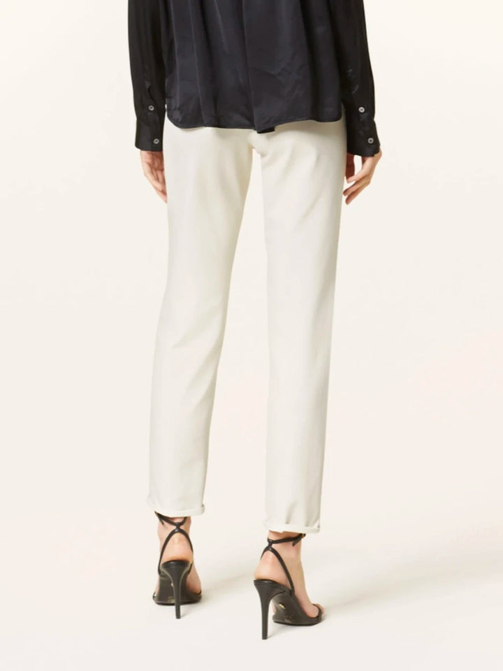 Pantalon droit à taille mi-haute Renira