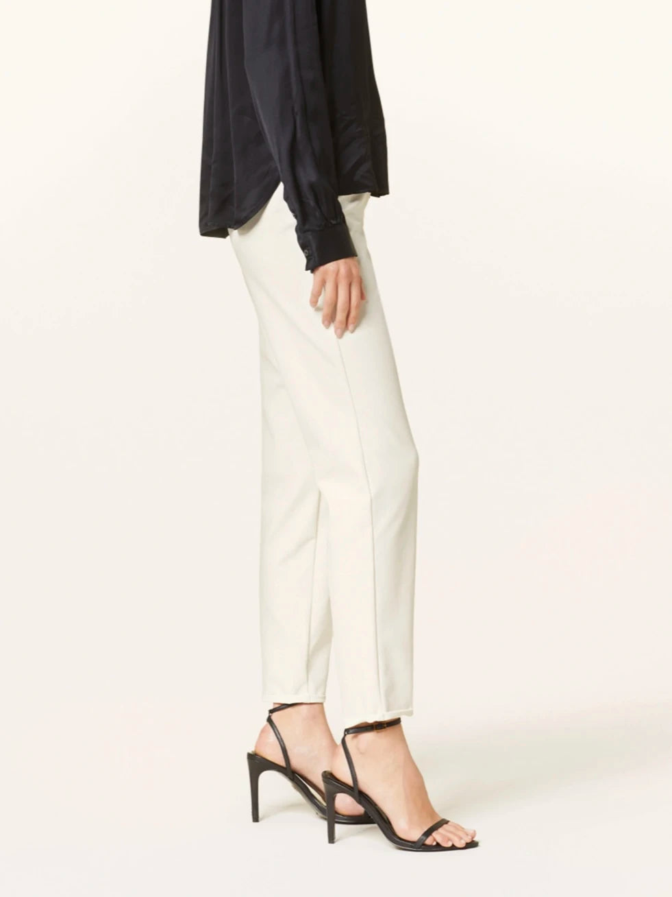 Pantalon droit à taille mi-haute Renira