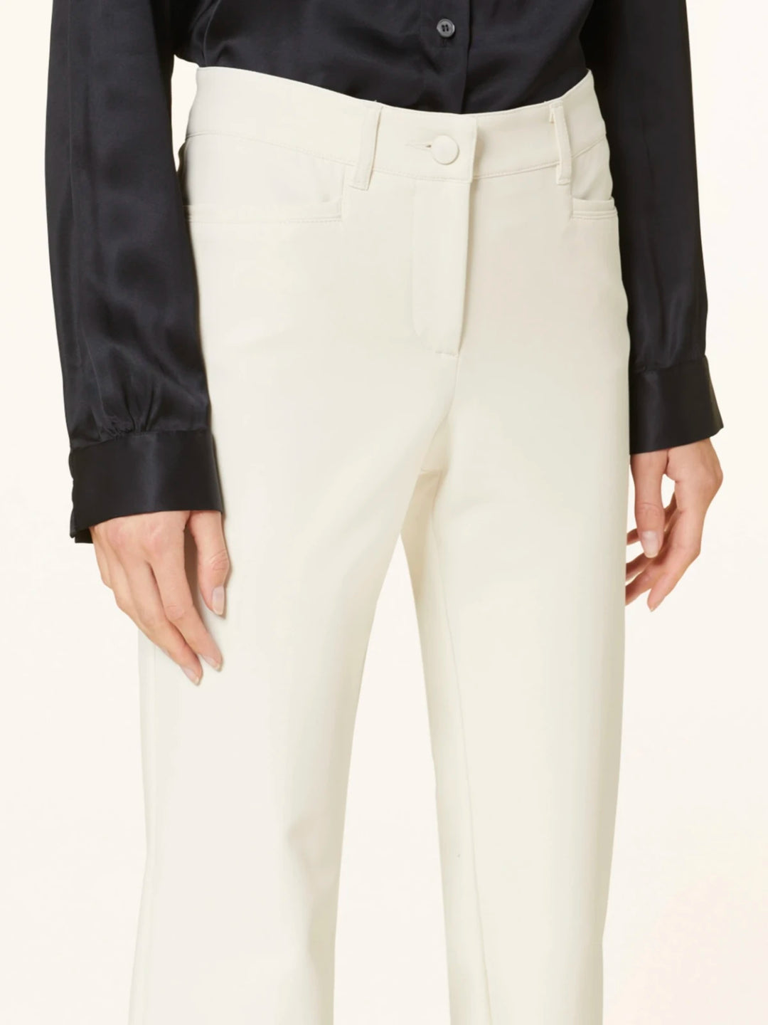 Pantalon droit à taille mi-haute Renira