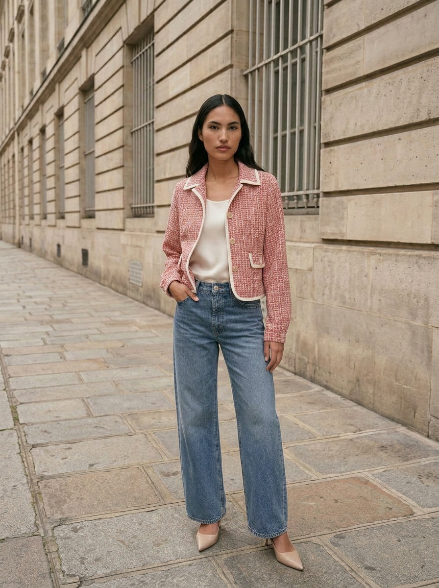 Veste en tricot bouclé d'été - Poppy
