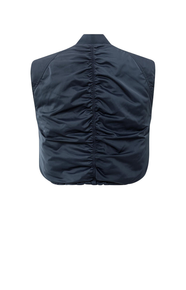 Gilet matelassé réversible avec fermeture éclair