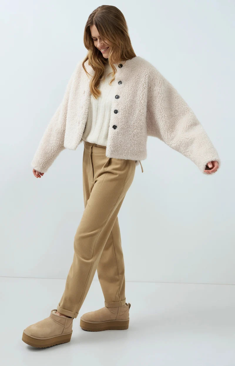 Pull ample à ourlet ajustable