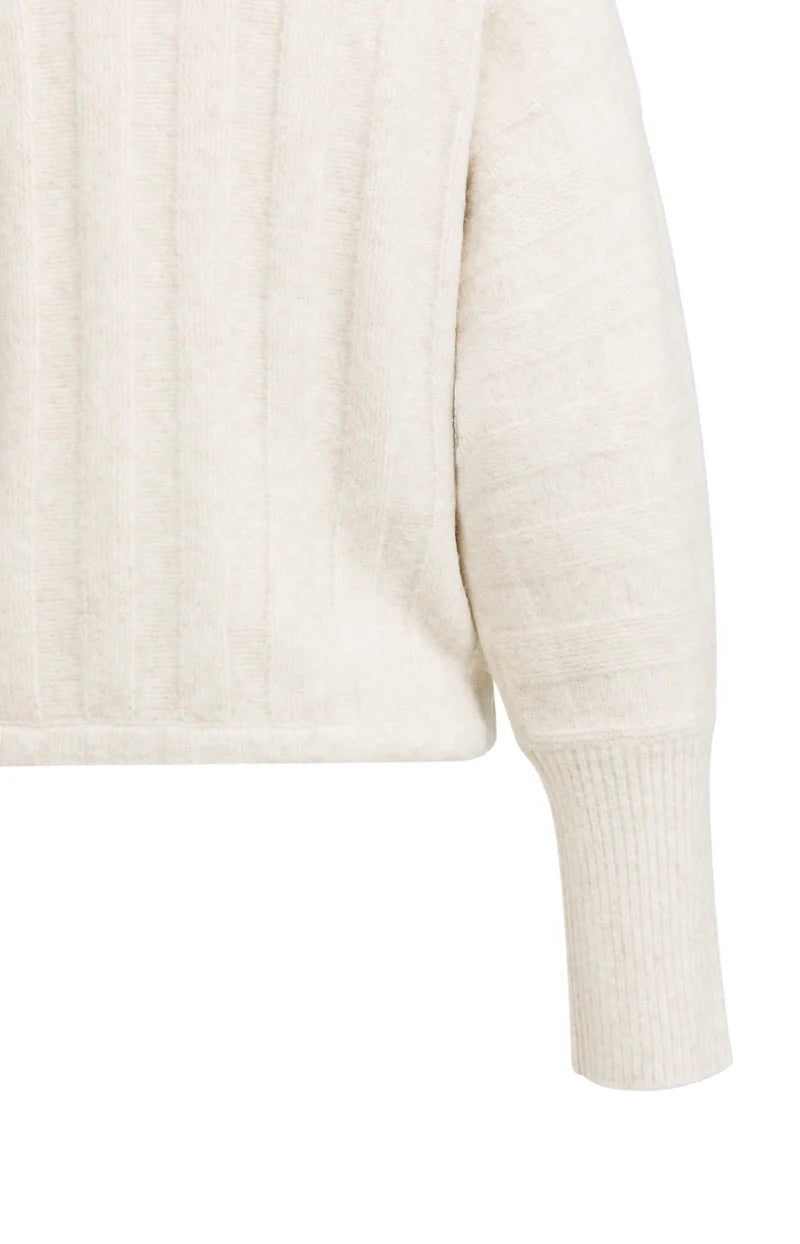 Pull ample à ourlet ajustable